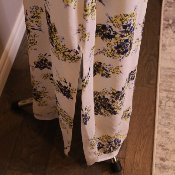 Joie Astilbe Silk Floral Maxi Dress Sz M - Picture 6 of 6